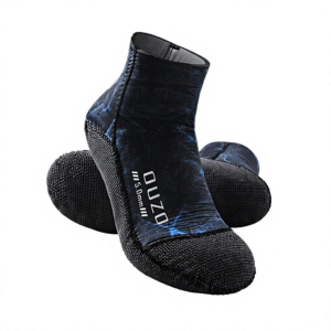 5mm Short Tube Diving Socks Snorkeling Camouflage Neoprene Thickened Warm Cut-resistant Wear-resistant Beach Socks