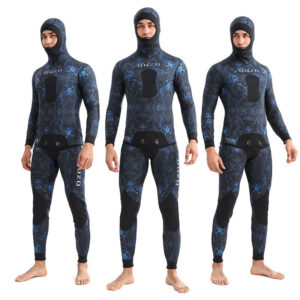 1.5mm Men's Camouflage Neoprene Wetsuit | Two-Piece Spearfishing & Freediving Suit