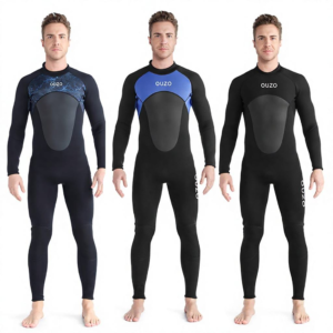 3mm Neoprene Thickened Warm Winter Diving Wet Suit for Men's Long Sleeve Trousers