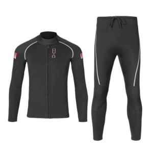 1.5mm Neoprene Diving Suit for Men & Women Split Design Long Sleeve Trousers Cold & Warm UV Protection Surfing Wetsuit