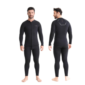 3mm Neoprene Men's Diving Suit Thickened Cold-Proof Warm Free Long Sleeve Split Snorkeling Surfing Suit