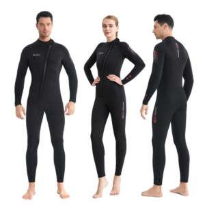 5mm CR Super Stretch Neoprene Wetsuit for Men & Women | One-Piece Thermal Diving Suit for Cold Water Surfing & Snorkeling