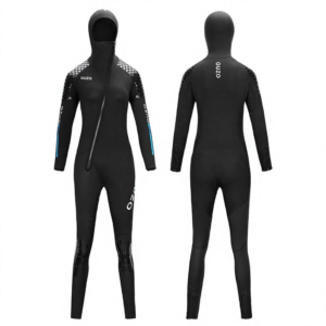 3mm Neoprene Women's Hooded Long-Sleeved Diving Trousers Thickened Cold-proof Warm Snorkeling Surf Suit