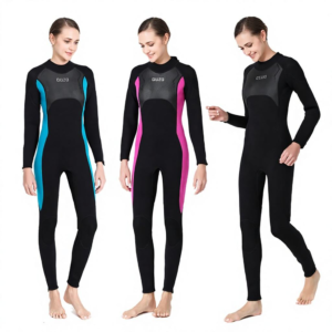 New 3mm Neoprene Women's One-piece Thick Warm Diving Suit Surfing Suit Snorkeling Jellyfish Suit Winter Bathing Suit